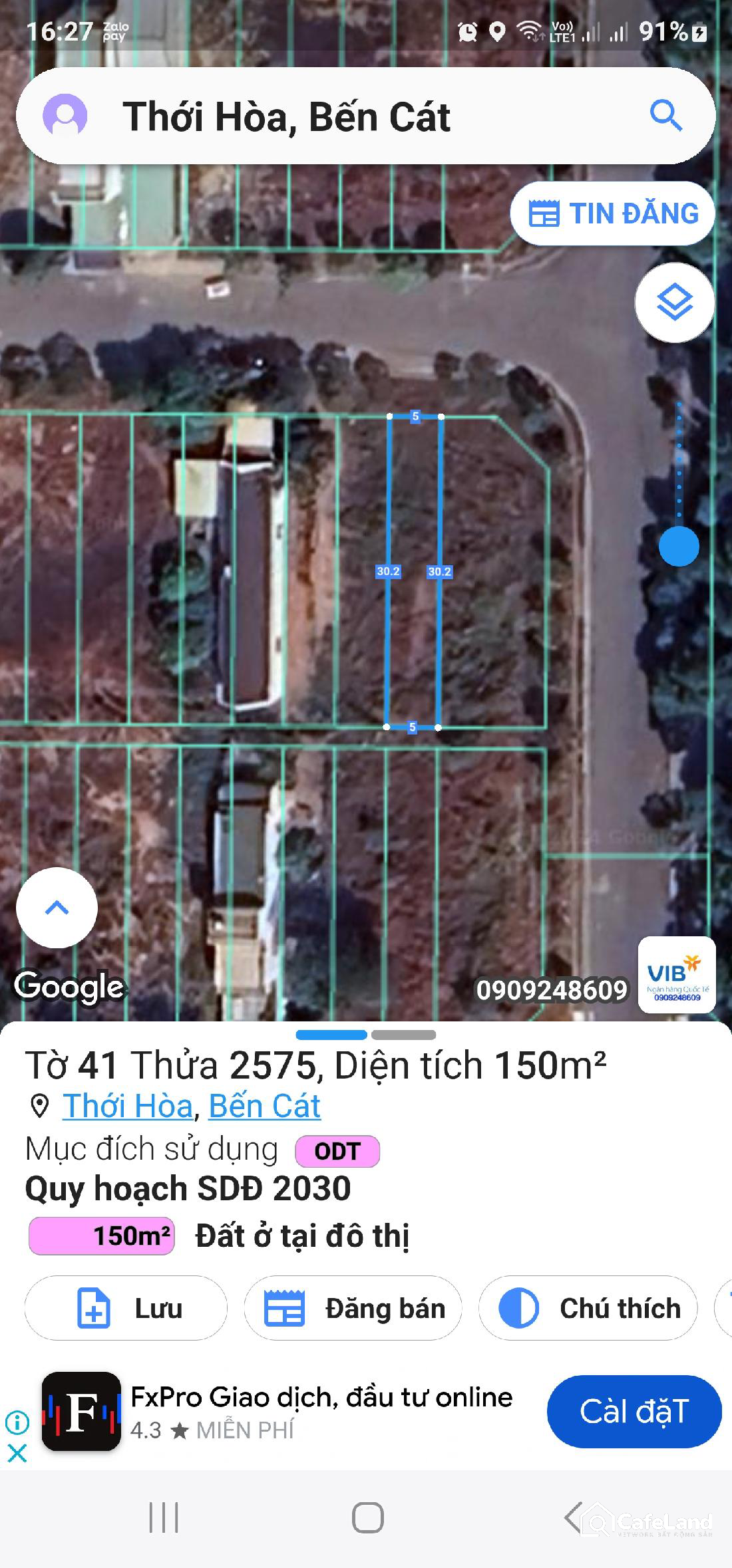 Cần bán lô đất giá rẻ vị trí siêu vip khu đô thị Mỹ Phước 4