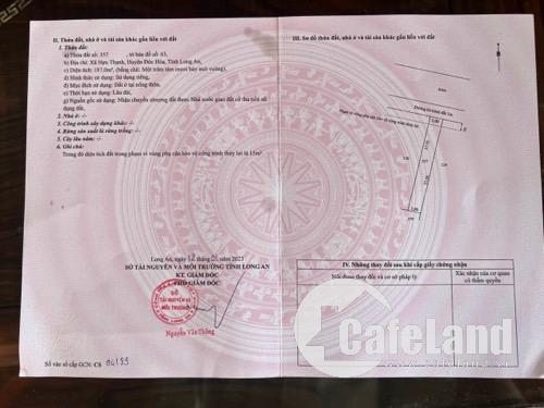 ĐẤT NỀN THỔ CƯ GIÁ RẺ VÙNG TRUNG TÂM THỊ TRẤN ĐỨC HOÀ LONG AN