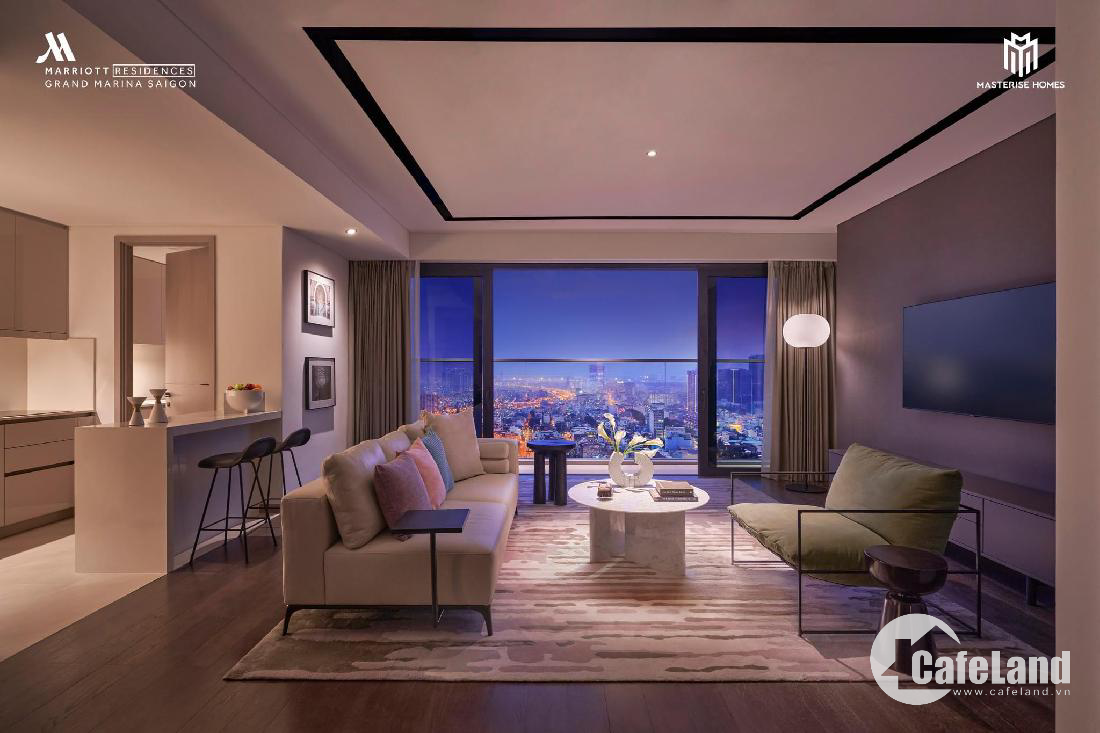 GRAND MARINA SAIGO. Khu căn hộ hàng hiệu Marriott Residences rực rỡ