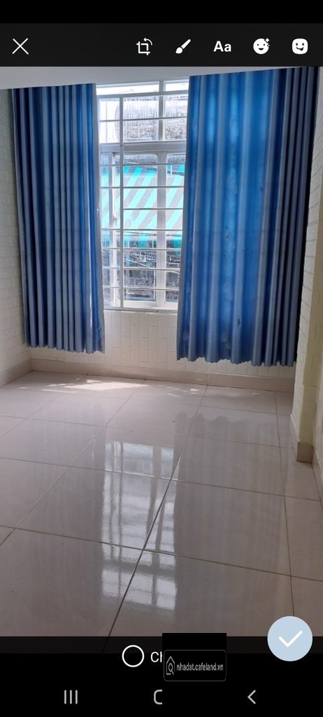 Nhà nhỏ ngang 2.5m, 18m2, nhưng có 3 tầng 2pn2wc. Hẻm trước nhà 3m @