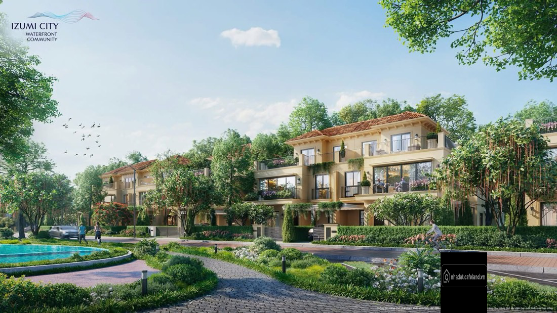 Nhà Phố Căn Bìa View Kênh-Giá chỉ 10.7tỷ.Hàng Hiếm Tại Izumi Canaria Izumi City