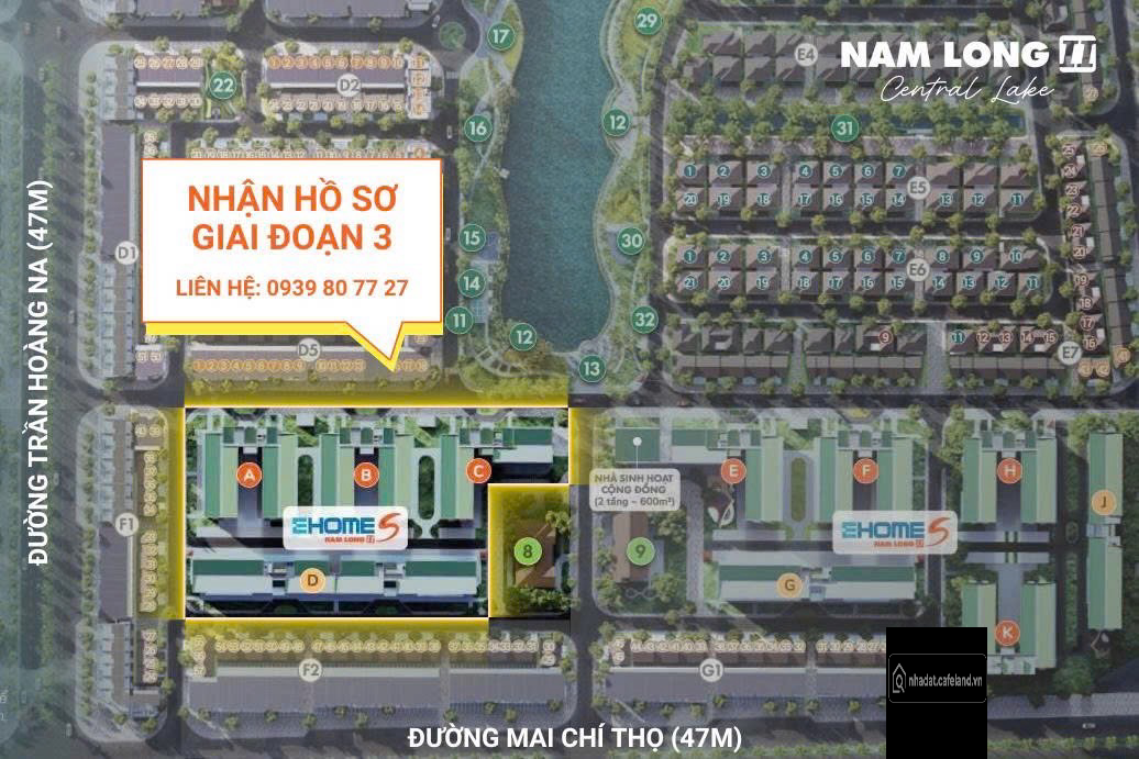 MỞ NHẬN HỒ SƠ ĐĂNG KÝ MUA NHÀ Ở XÃ HỘI NAM LONG 2 – CẦN THƠ (GIAI ĐOẠN 3)