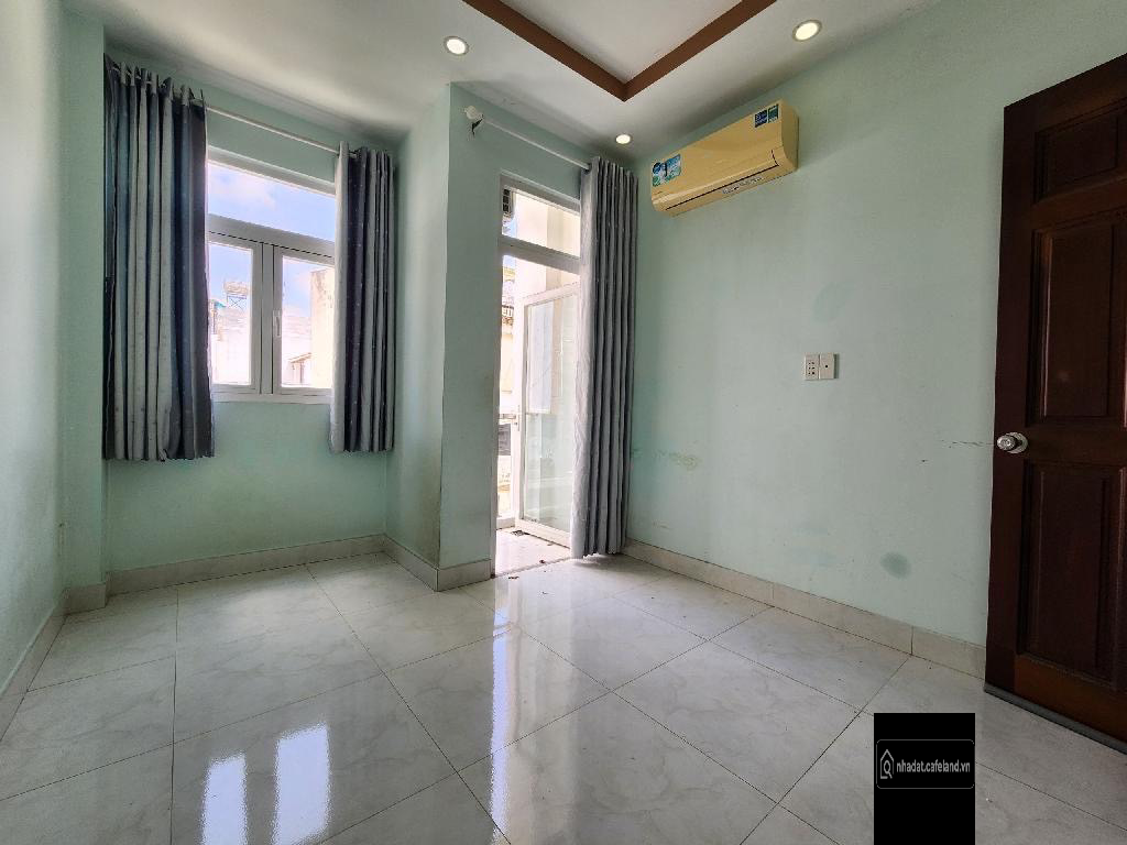 ngang 3m, 38m2, 5 tầng, 4pn5wc, 3 mặt hẻm, gần mặt tiền. Hẻm 3.5m @