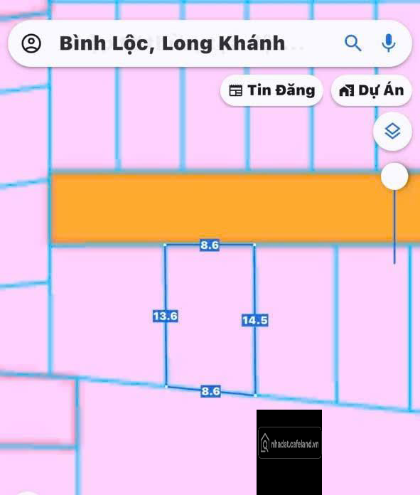 DUY NHẤT 1 NỀN ĐẤT GIÁ RẺ NHẤT KHU VỰC. MẶT TIỀN ĐƯỜNG 8M. DT 8.6m×14m