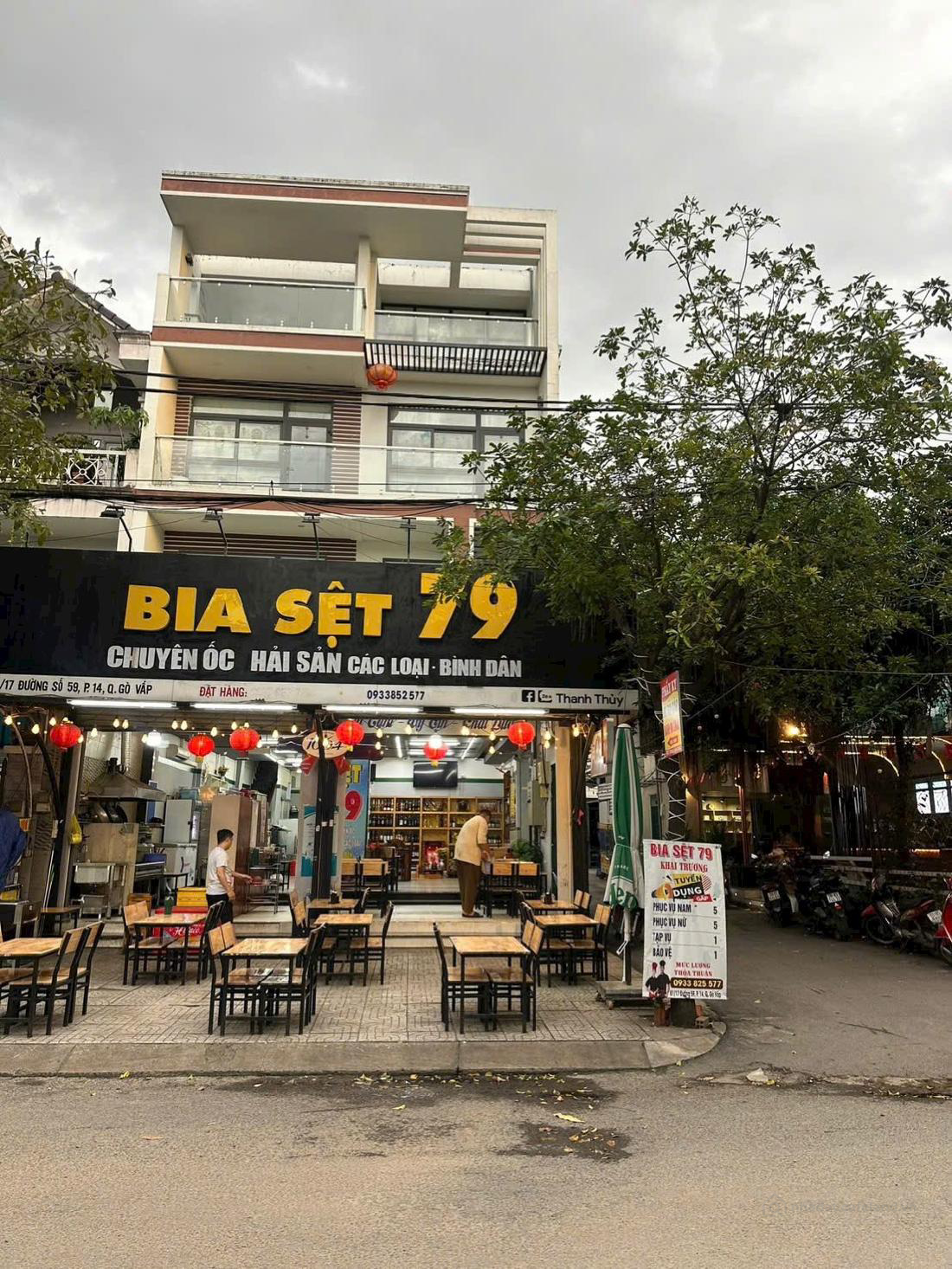 GÒ VẤP, NHÀ LÔ GÓC MẶT TIỀN ĐƯỜNG 59, DT 8x18m 4 TÀNG