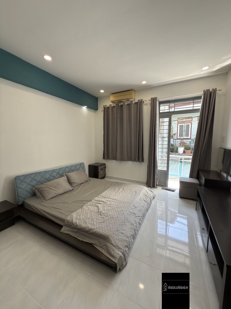 Nhà ngang 4m, 44m2, 2 tầng 2pn2wc. Hẻm 4m, gần hẻm xe tải. Đang cho thuê. Đẹp @