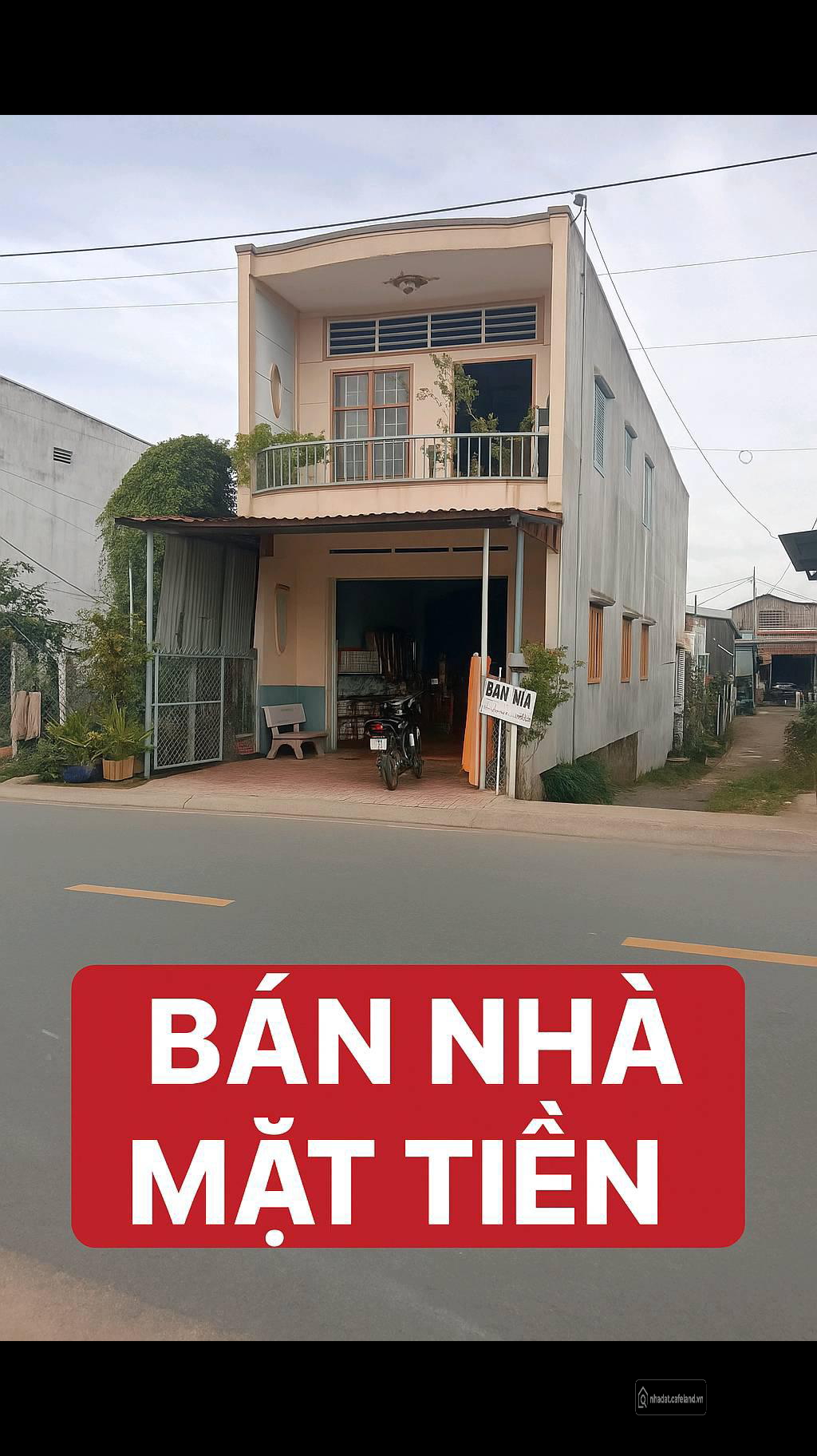 Bán nhà mặt phố.Nha 1 trệt 1 lâu.Gan bên phà.Gan chợ.Duong lớn thuận lợi k.doanh