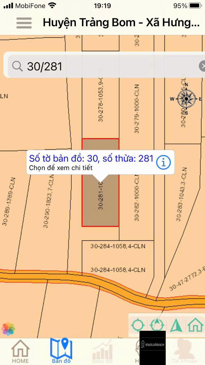 Gấp bán trước Tết 1.053M2 đất cây năm. đường ô tô xã Hưng Thịnh, Trảng Bom ĐN
