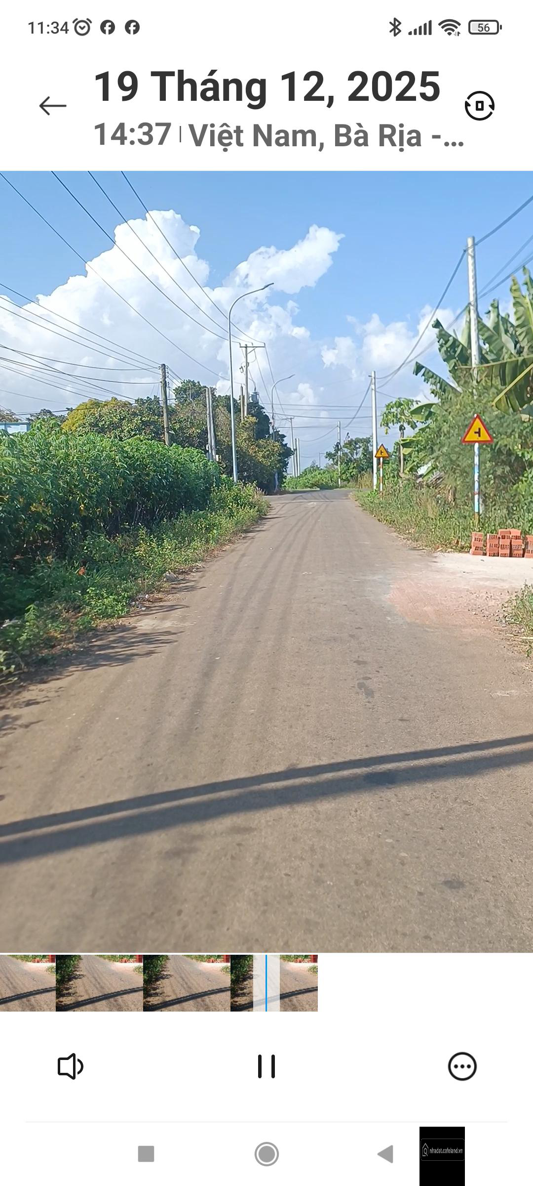 BÁN DT 1150M2 ĐẤT PHỦ HỒNG GẦN ĐƯỜNG QUỐC LỘ 56 Bình Ba đá bạc 