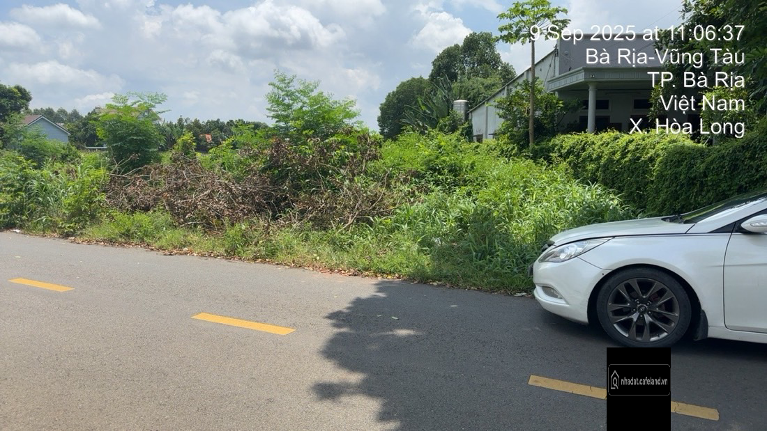 gần 2 sào đất biệt thự vườn mặt tiền đường số Hoà Long , cách tỉnh lộ 52 80m