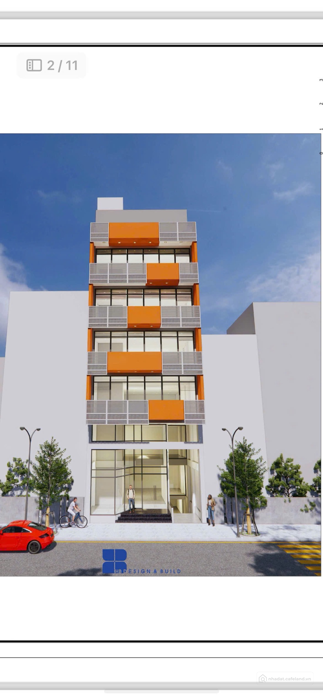 Toà Nhà VP Mới. MT 80-82 Trương Công Định. 1000m2 sàn. Có PCCC. Cho thuê 180tr