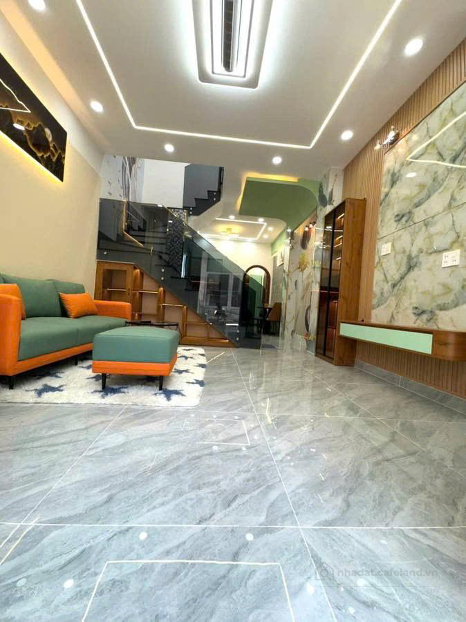 Nhà 4 tầng hẻm xe hơi Bình Long, 72m², 4PN, sân thượng trước sau, giá chỉ 7 tỷ