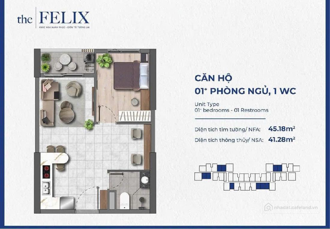 Với 30 triệu bạn sẽ là chủ nhân của căn hộ sang trọng tại The Felix