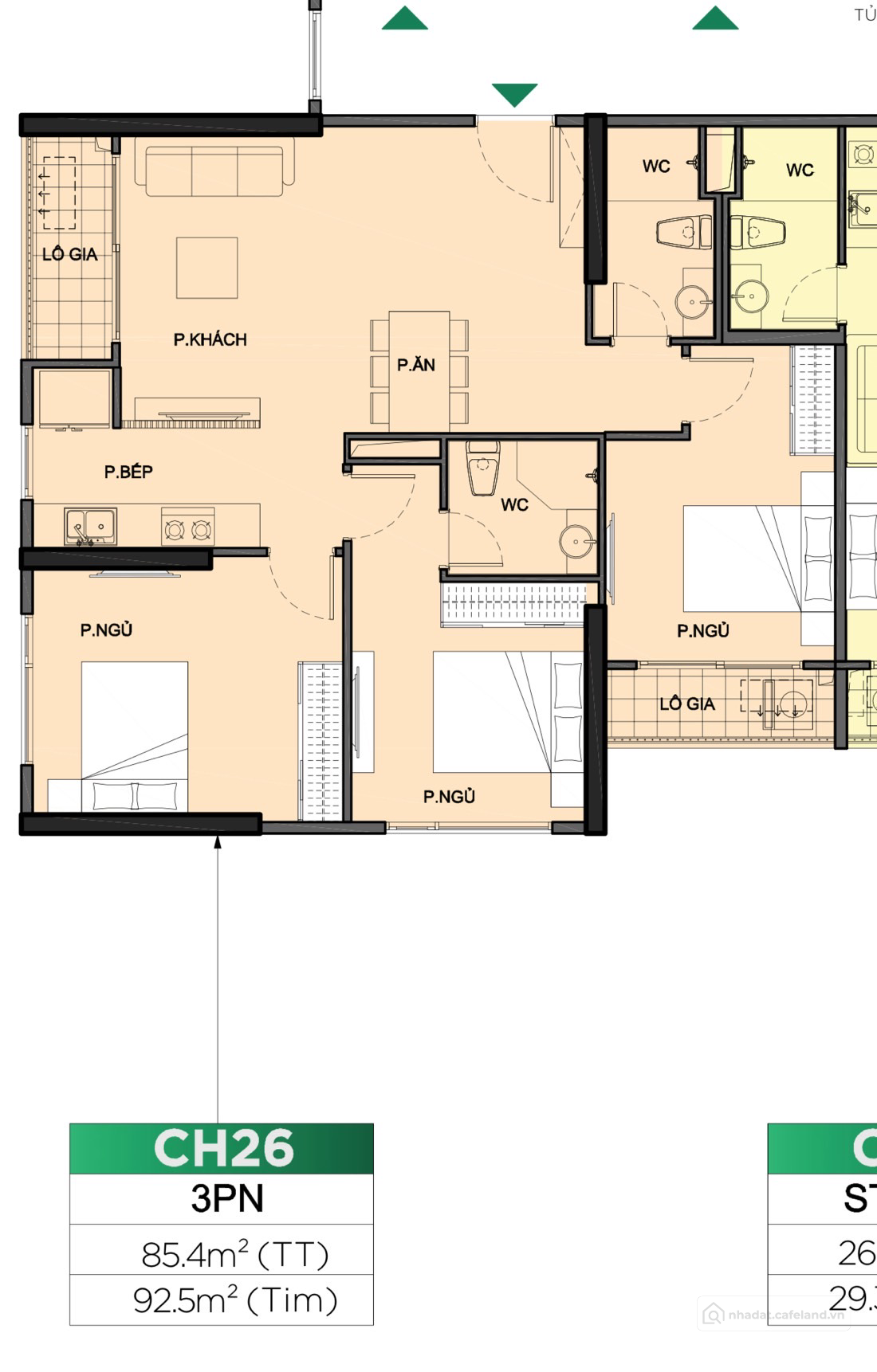 Căn 3Pn+ 92m2 rẻ 4,6 tỷ, Origami du an can ho vincity quan 9, Lh 0378.287.493