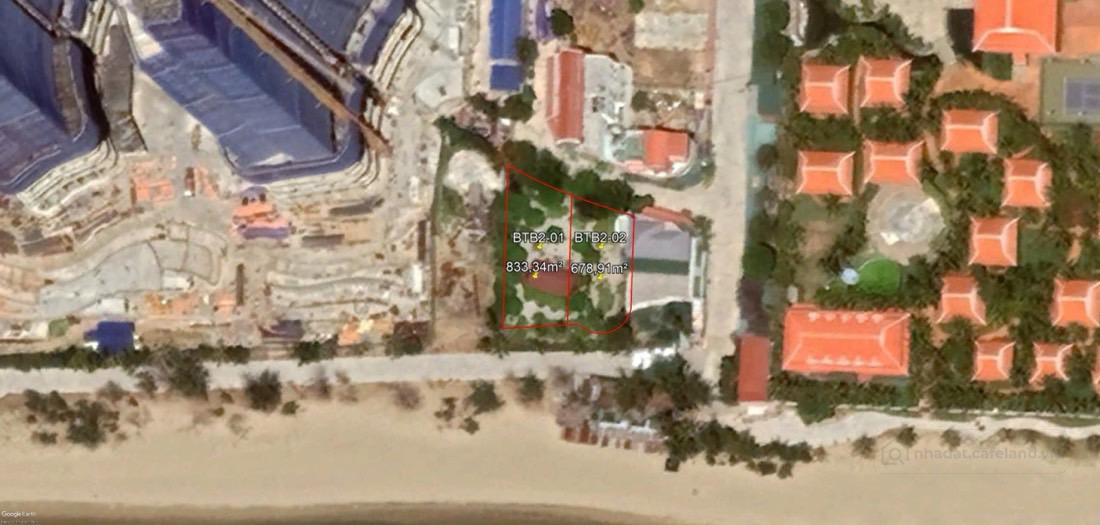Chuyển nhượng 1.512,25 m² đất kim cương mặt biển Bình Sơn, Ninh Thuận