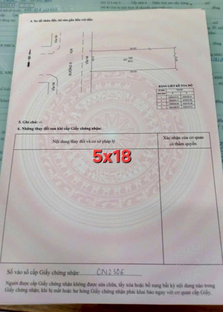 Nhà Sổ Hồng Riêng Bình đường 4 Gần trung tâm Hành chính dĩ an 90m2 3 tỷ 700tr