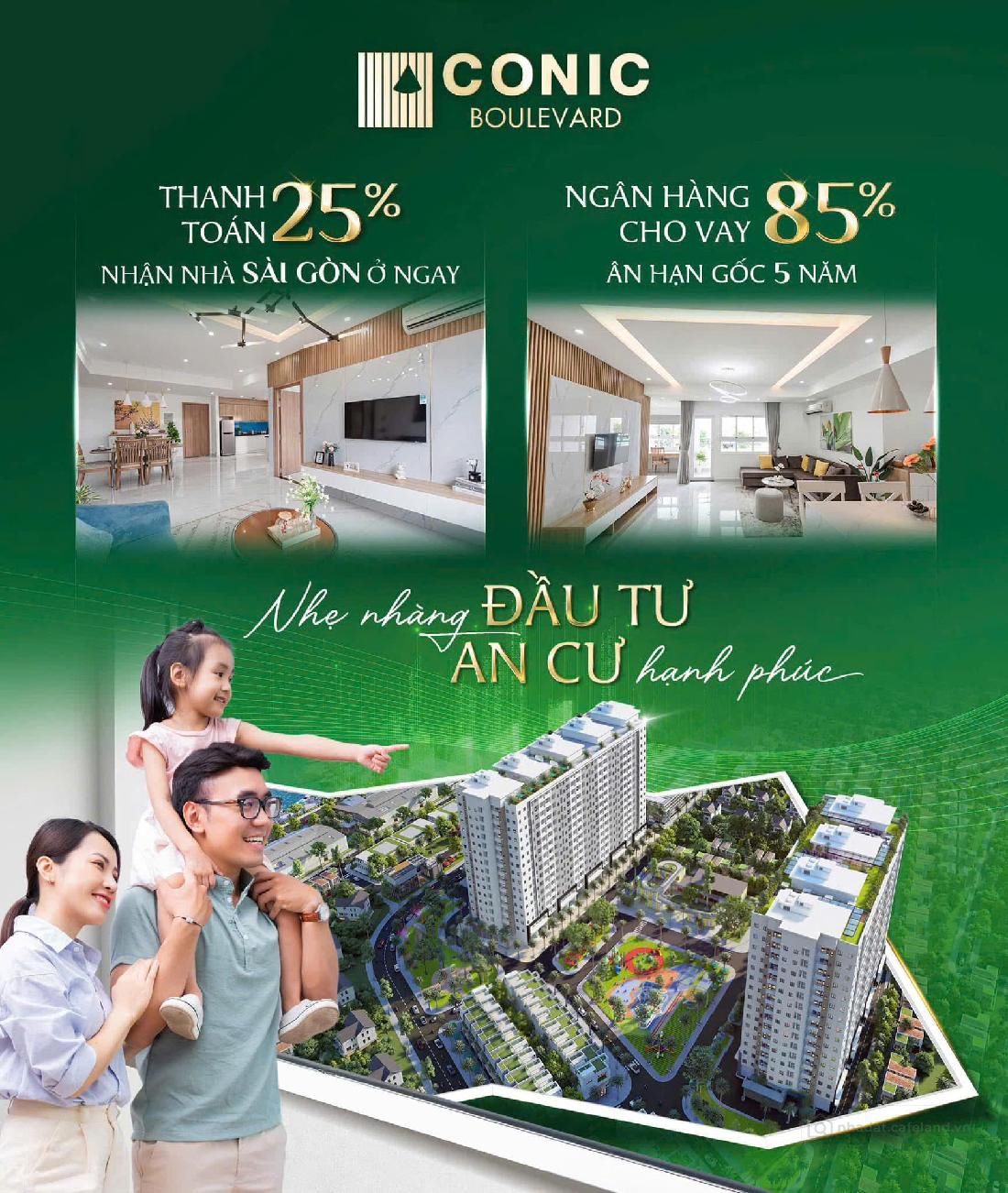 CĂN HỘ CONIC BOULEVARD BÌNH CHÁNH – ĐIỂM VÀNG ĐẦU TƯ CĂN HỘ CHO THUÊ TẠI SÀI GÒN