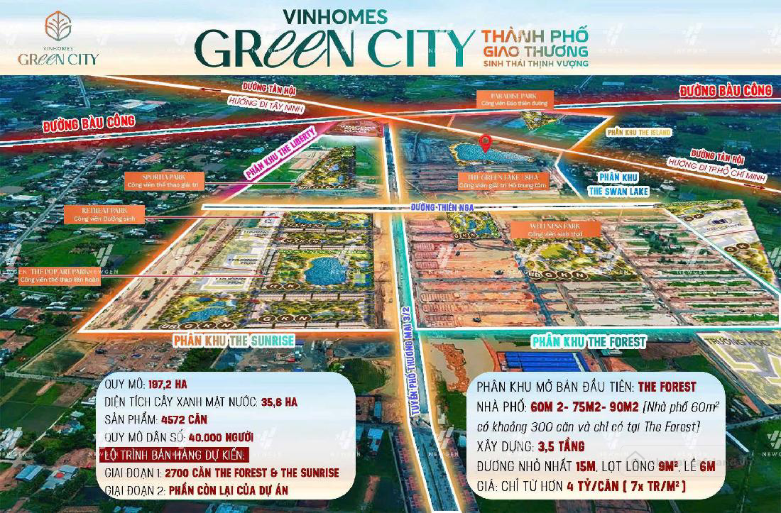 VINHOMES GREEN CITY LONG AN – GIỮ CHỖ CHỈ 100 TRIỆU - GIÁ F0 CỰC HẤP DẪN TỪ 4 TỶ