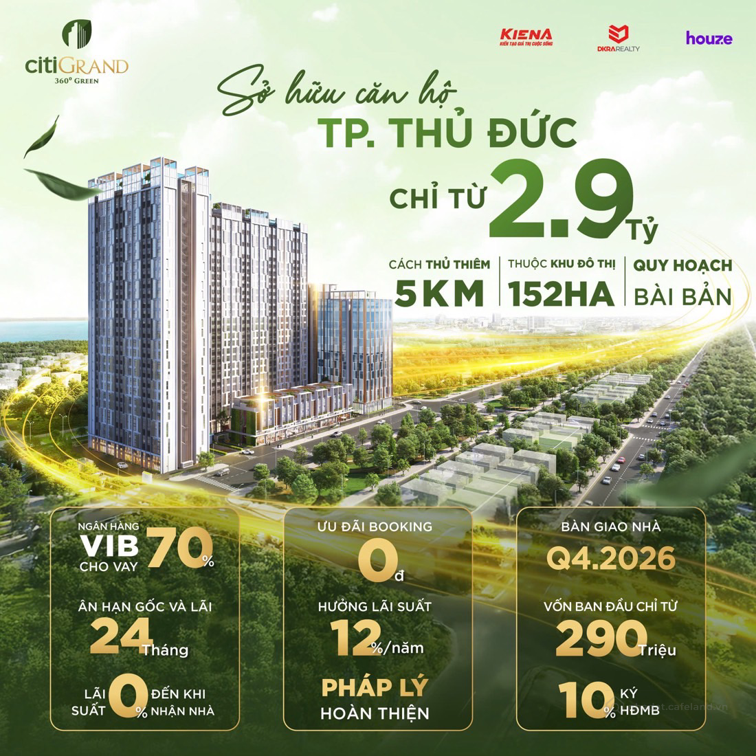 Bán căn hộ chung cư City Grand