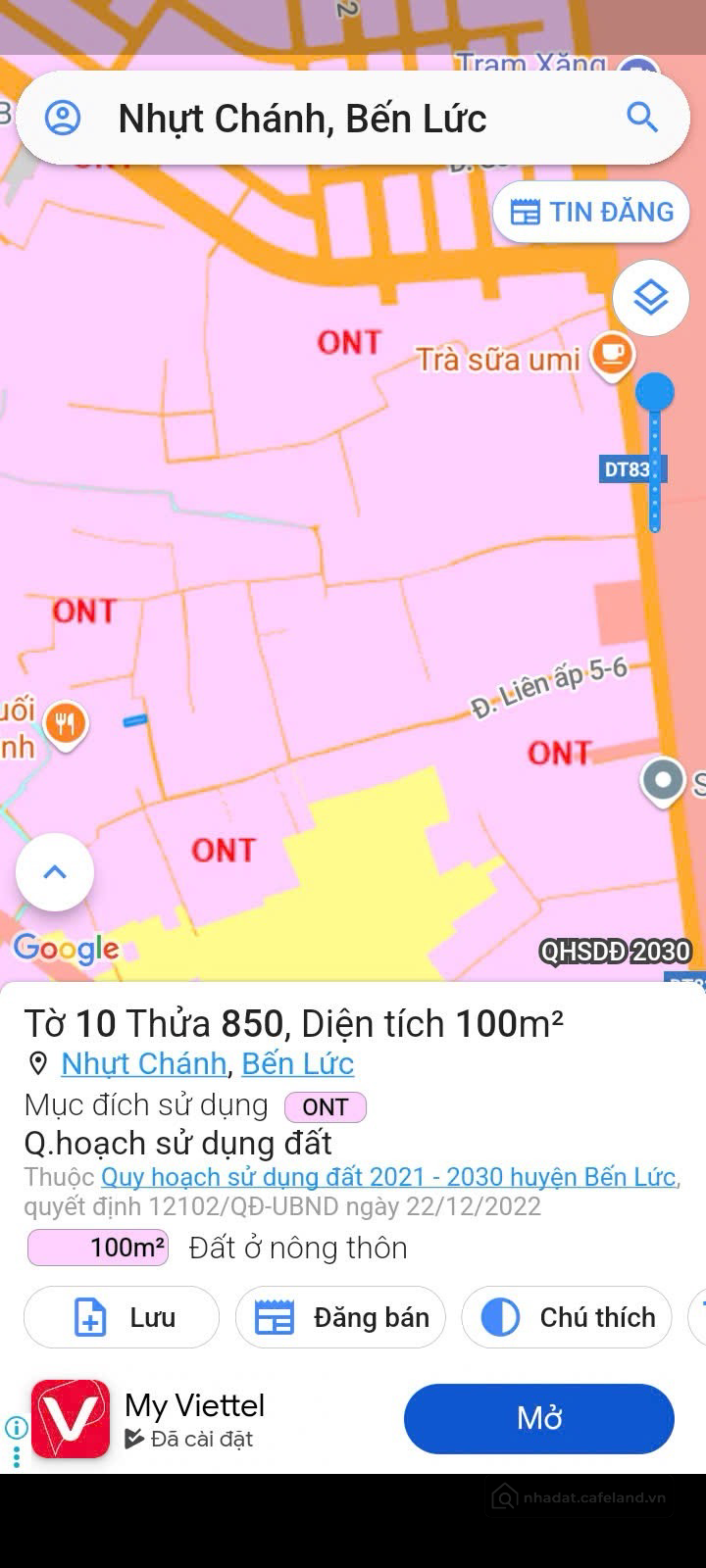 Đất Thổ Giá Ngộp Tại Bến Lức Long An