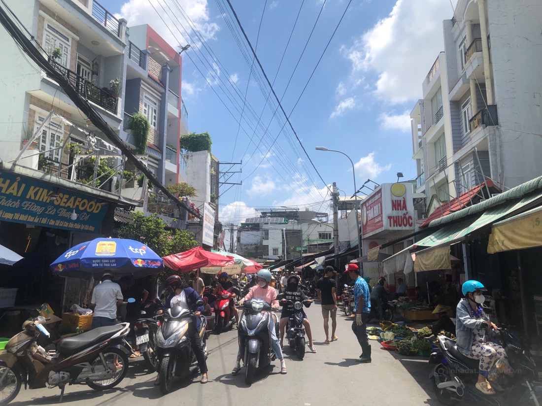 Hiếm. Mặt Tiền Chợ Giãn Dân - Q12. Kinh Doanh Mua Bán Sầm Uất