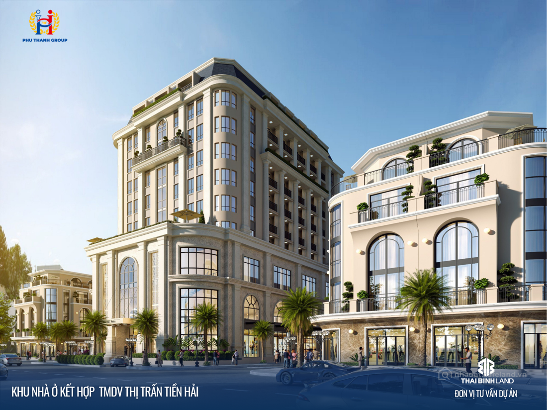 Bán Shophouse 107.3m2, 4,829 tỷ, Đường 14/10, Tiền Hải-Thái Bình. Giá ưu đãi