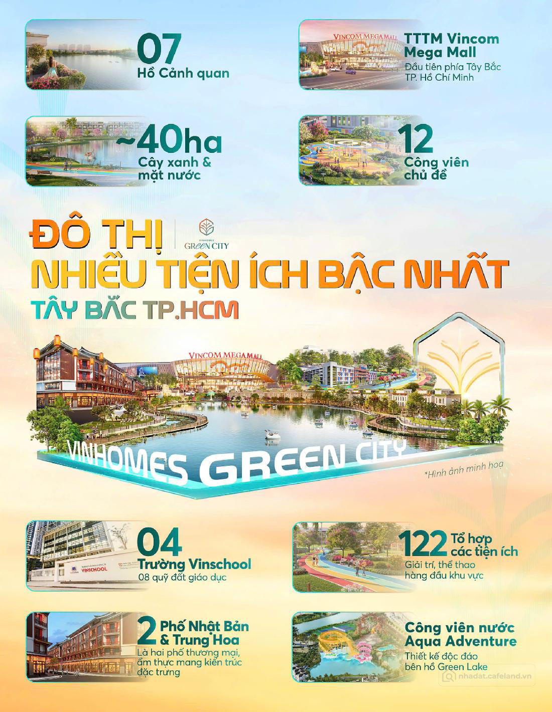 VINHOMES GREEN CITY – ĐÔ THỊ SỞ HỮU HỆ TIỆN ÍCH ĐẲNG CẤP BẬC NHẤT TÂY BẮC TP.HCM