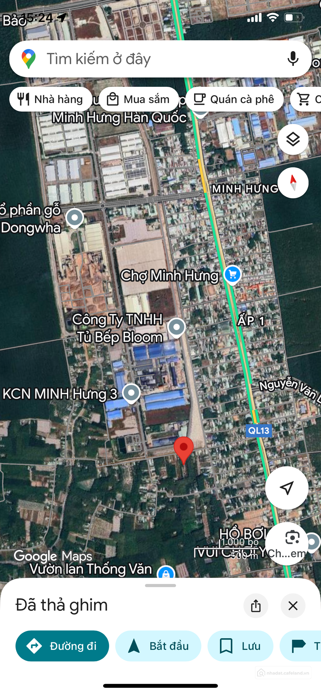 Bán lô đất 5x25m ngay KCN Minh Hưng 3. Giá chỉ 600tr, có thổ cư tiện xây trọ