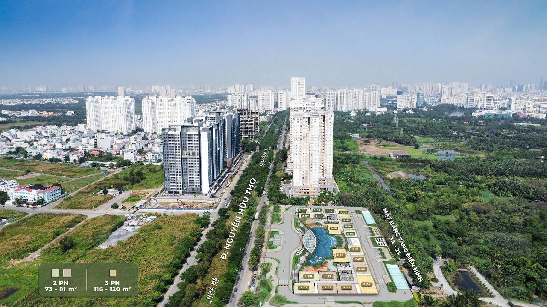 CĂN HỘ 2 PN ESSENSIA SKY, 74 M2, GIÁ 5.7 TỶ
