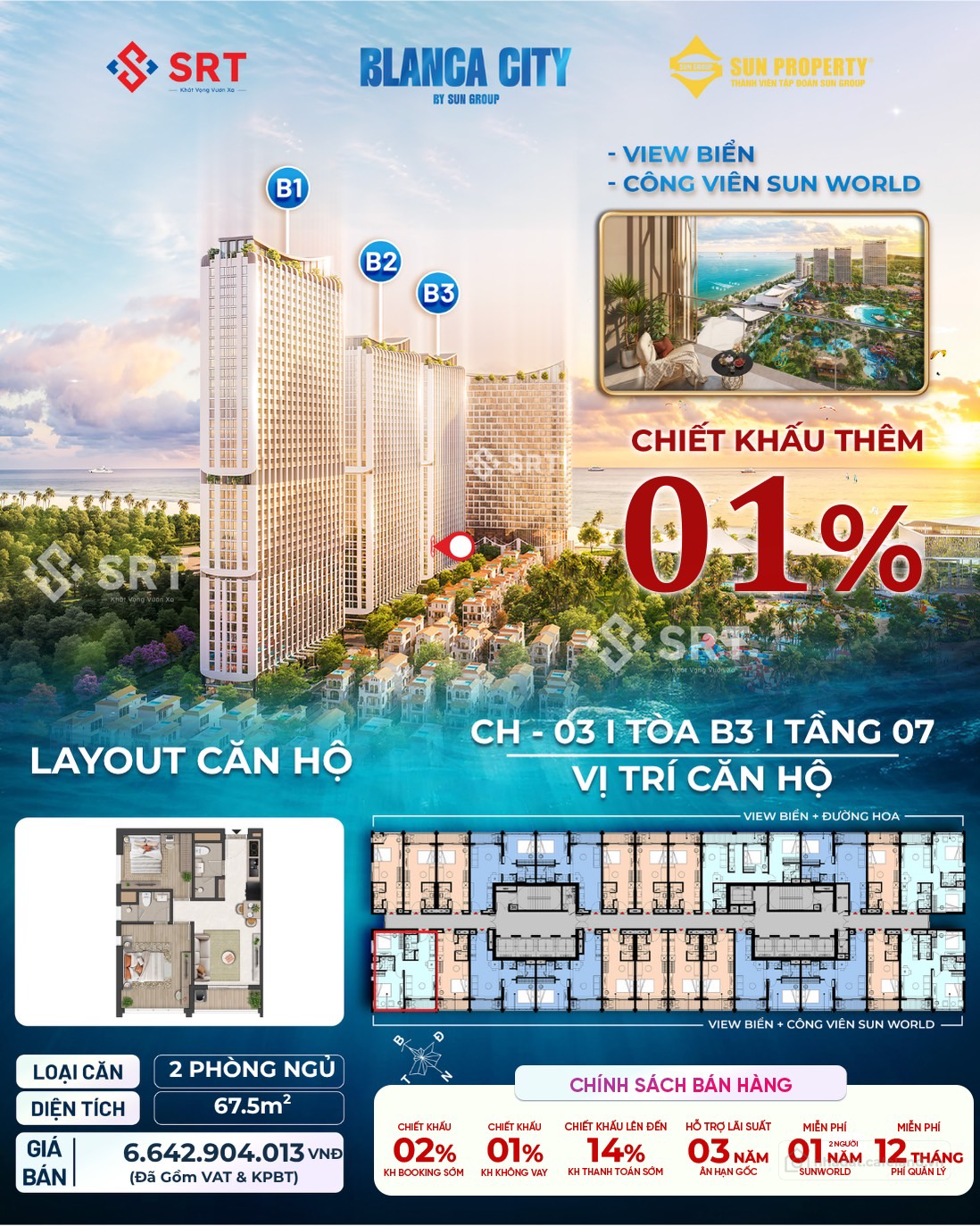 Căn hộ TMDV cao cấp 50 năm - Sun Group Vũng Tàu