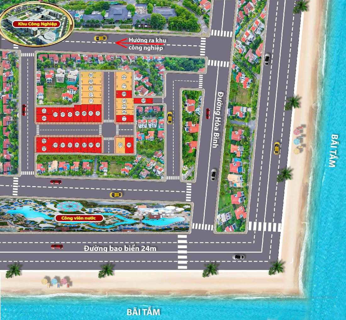 BÁN ĐẤT NỀN GẦN CÔNG VIÊN NƯỚC VÀ KCN
