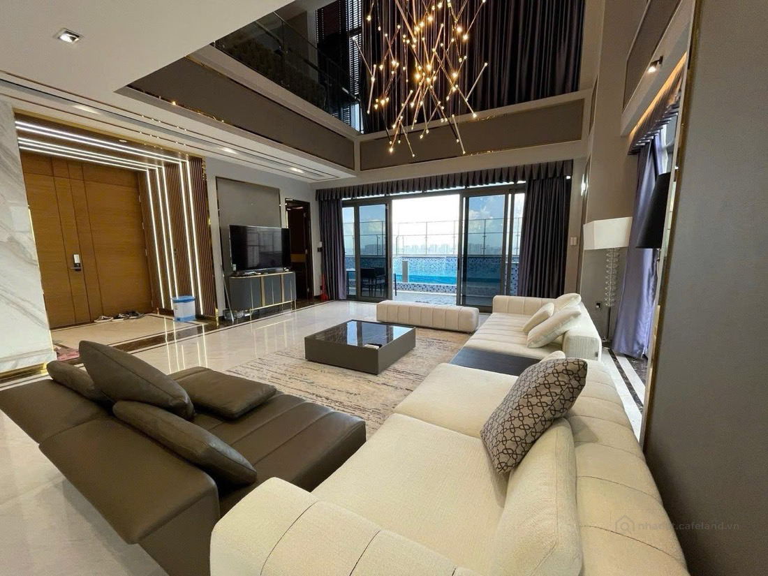 Penthouse Nassim Thảo Điền 530m2, 3 tầng, view sông trực diện, bán 8xtỷ