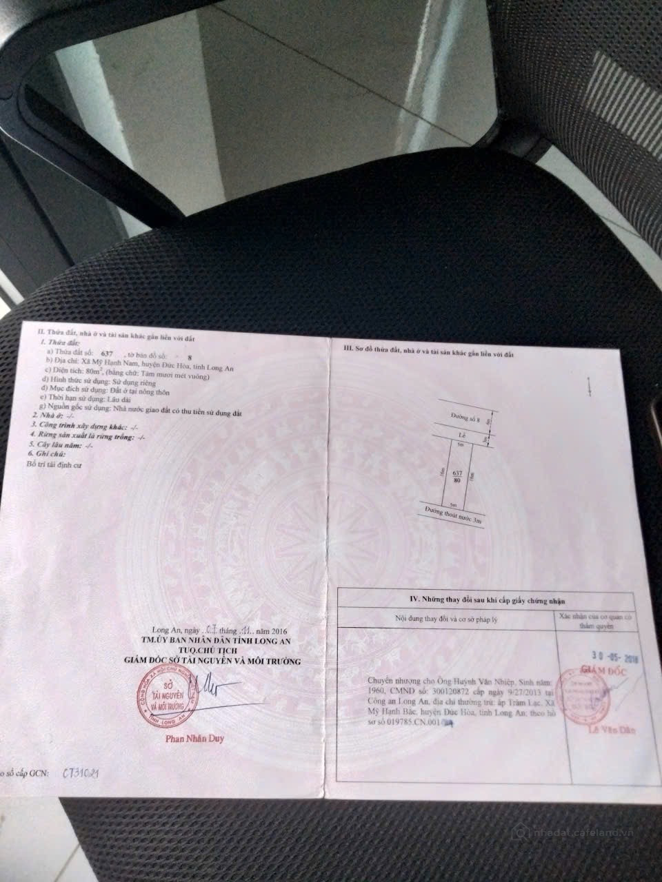 bán đất kdc xuyên á, đường số 8