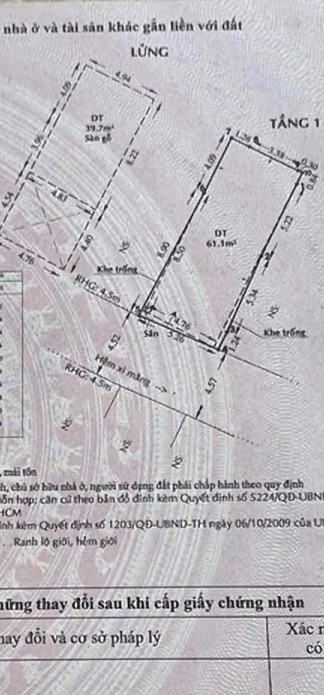 Chỉ 6,5 tỷ - hẻm xe hơi Tôn Thất Thuyết - sổ 64,5m2 (ngang 5,26 x 13)