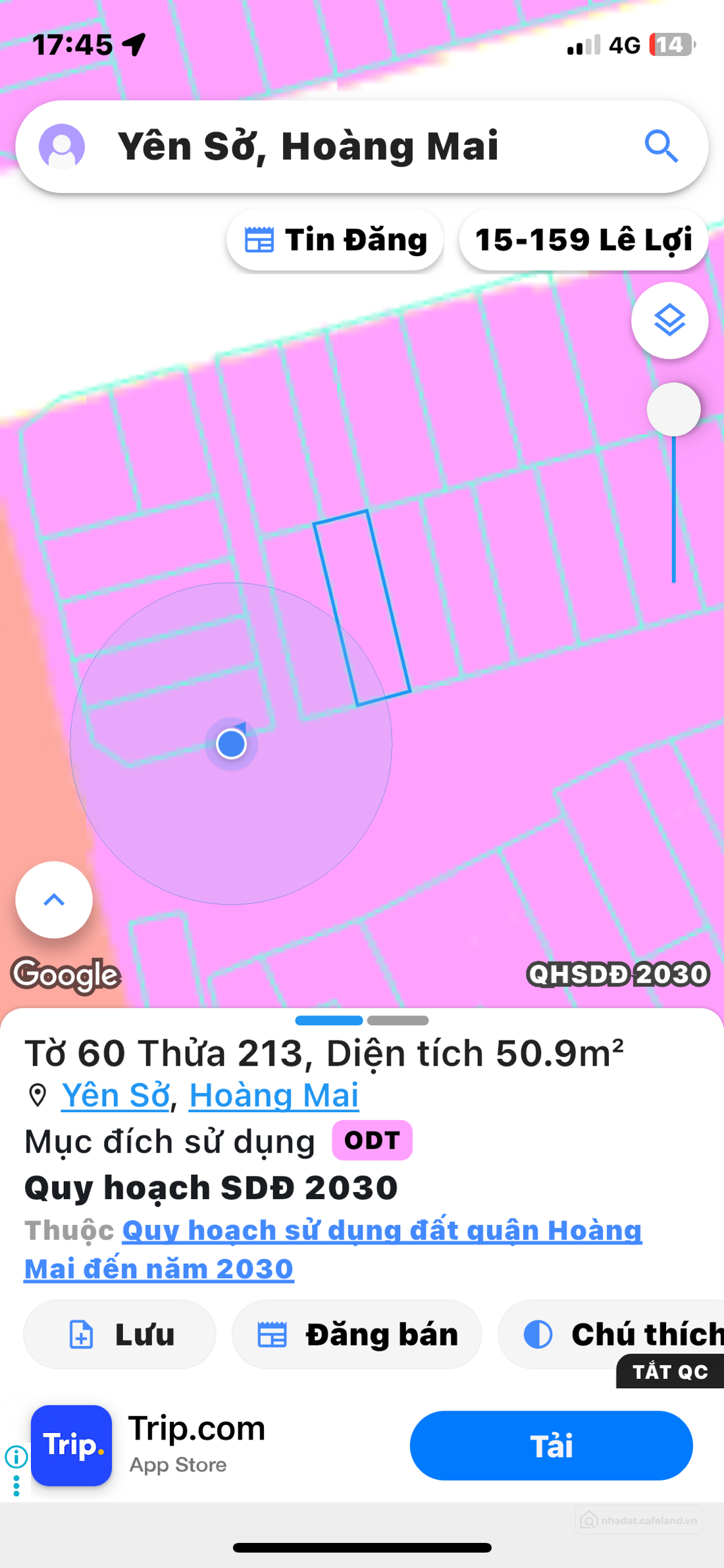 bán nhà 50m2 tam trinh siêu hiếm đường trước nhà 10m ô tô vào nhà