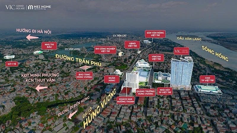CƠ HỘI VÀNG - QUỸ CĂN CUỐI CÙNG , GIÁ TỐT NHẤT TẠI VIC GRAND SQUARE VIỆT TRÌ