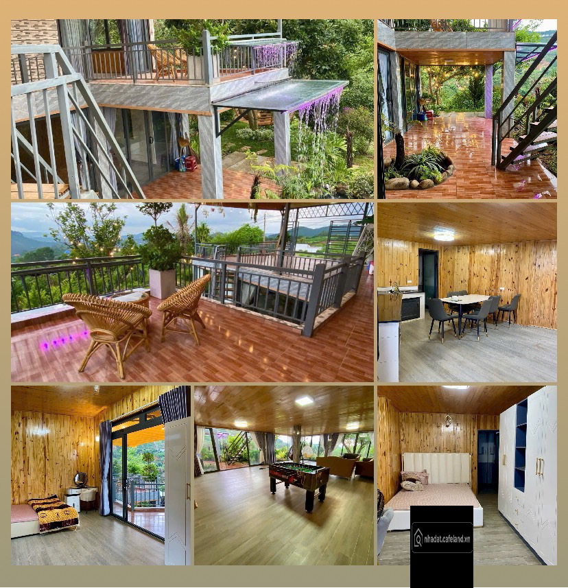 C  BÁN NHÀ SÂN VƯỜN NGHỈ DƯỠNG VIEW ĐẸP 2 MẶT TIỀN ĐƯỜNG TRUNG TÂM NAM BAN LÂM 