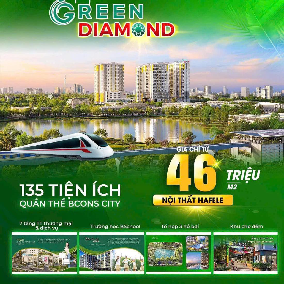 Dự án Bcons green Diamond phường Đông Hoà, Thành phố Hồ Chí Minh