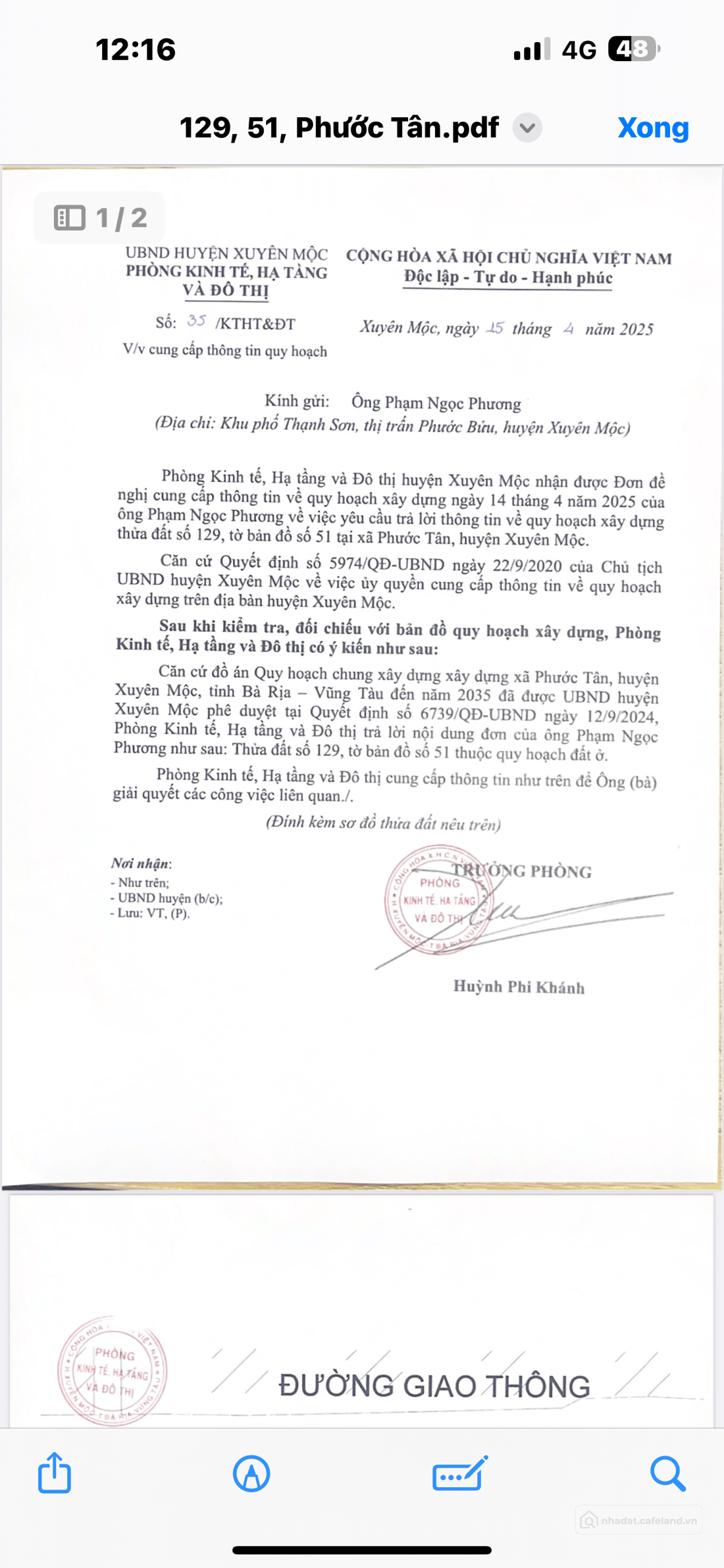2Hecta Đất Đỏ Bazan Cần Bán 