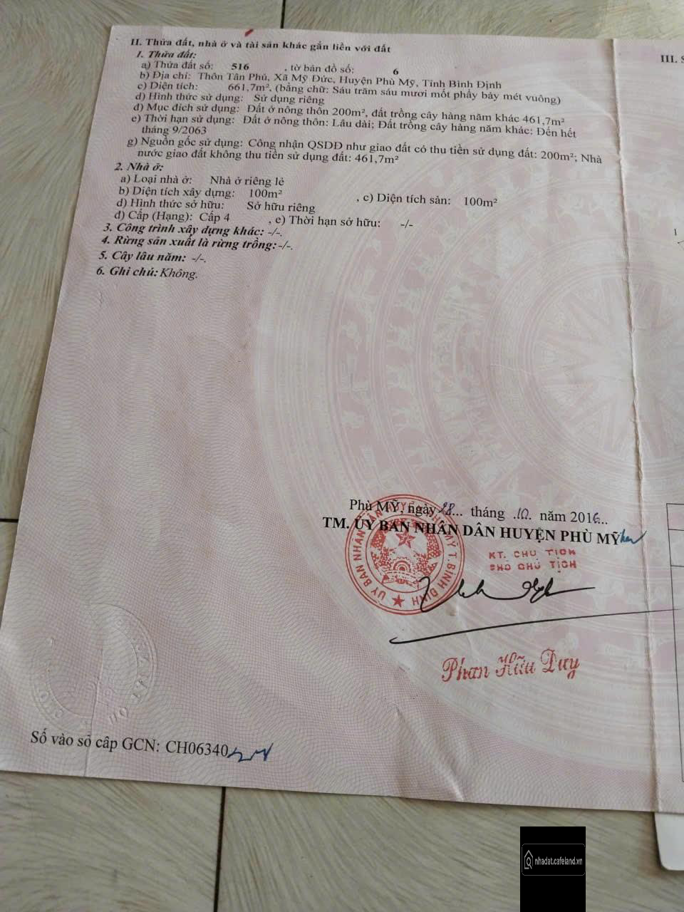 bán gấp lô đất biển 660m2. 2mặt tiền đường Tl639 Mỹ Đức, Bình Định, Gia Lai 