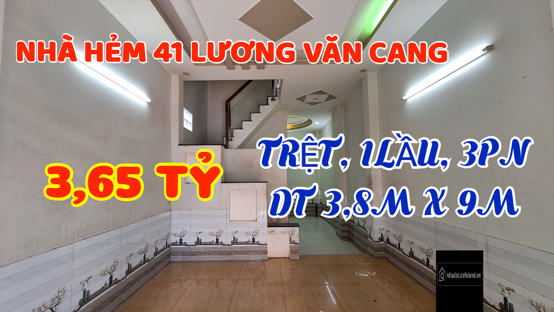 Cần bán gấp nhà căn góc, Hẻm 41 Lương Văn Cang, P15, Q8 cũ (Phường Phú Định mới)