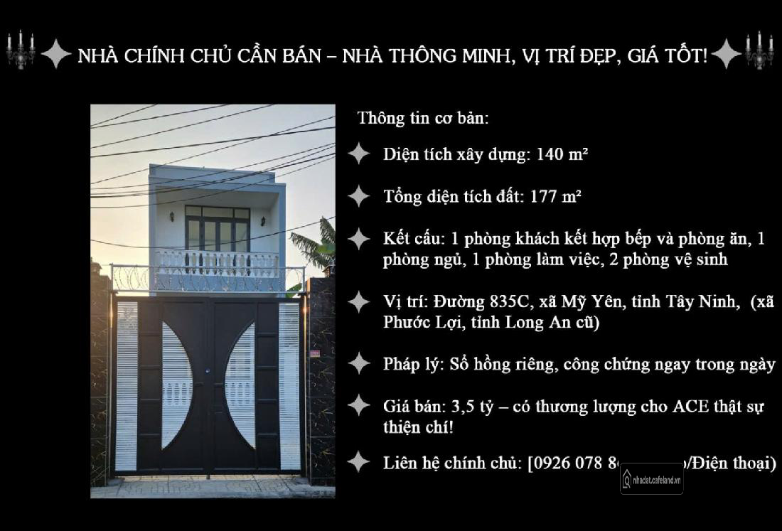 nhà ở 835c Long An xã Phước Lợi cũ 