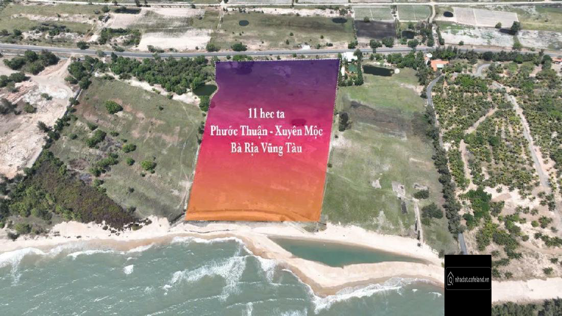  Quỹ Đất 11ha PTDA Khu Du Lịch & Resort 5* 317m MT Biển Lộc An - Hồ Tràm