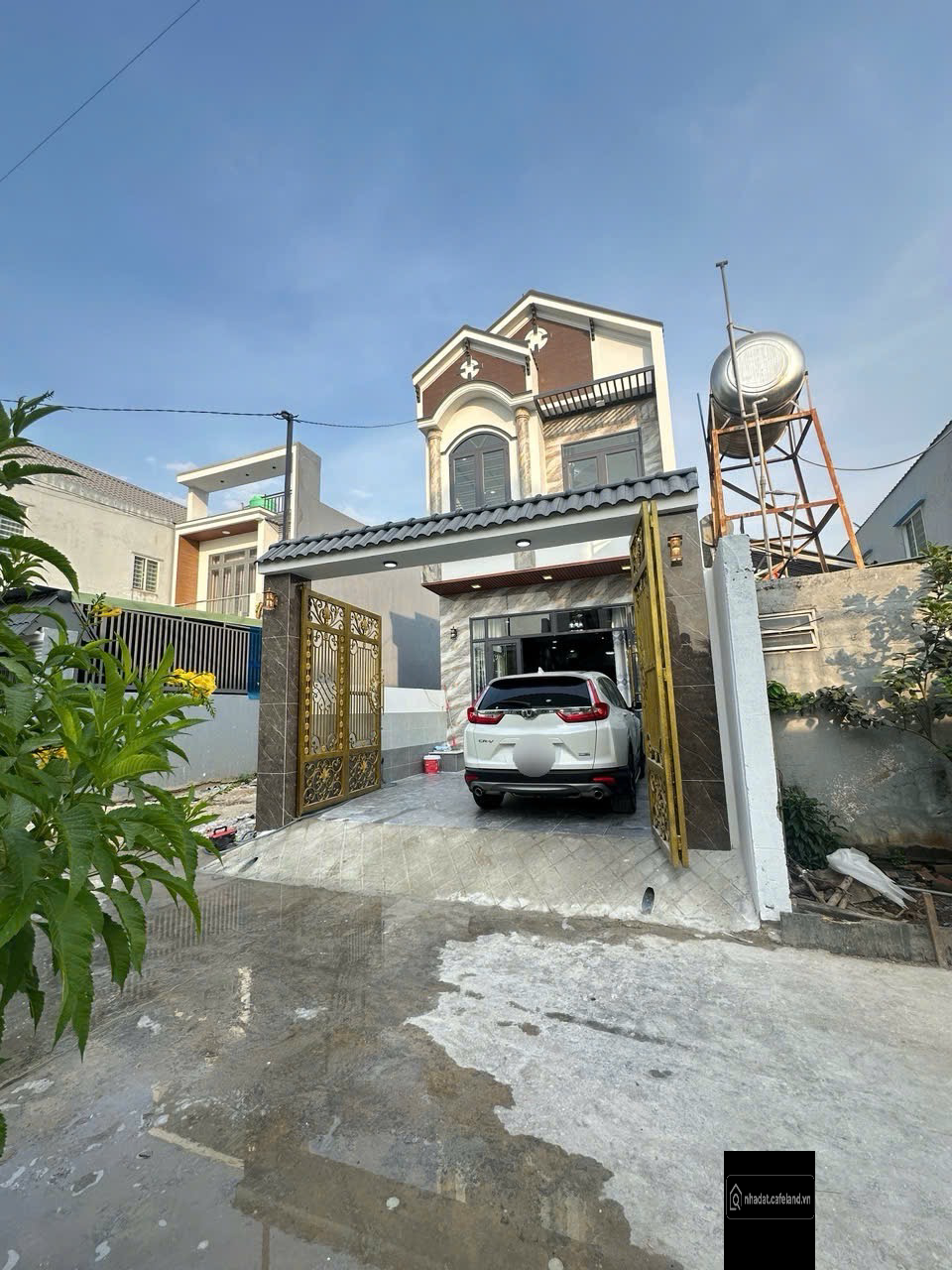 bán nhà xây mới gần chợ, đường Gò Hưu, 4PN 