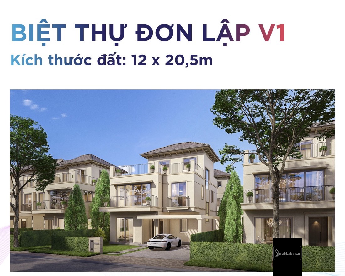 Bán Biệt Thự Đơn Lập View Phố Cạnh Clubhouse  Hồ Bởi Nội Khu. Căm Bìa Cực Thoáng