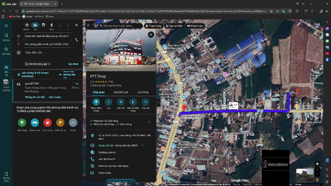 DT 200m2 nằm nay mặt tiền DT750 đang được mở rộng lên 42m