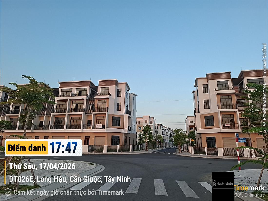 NHÀ PHỐ 6X20, 1 TRỆT 3 LẦU TẠI T&T CITY MILLENNIA – LONG HẬU  VIEW SIÊU ĐẸP, GIÁ